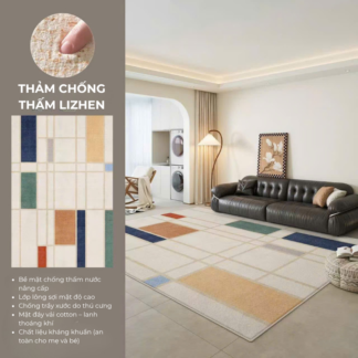 Thảm chống thấm Lizhen – Hình học màu