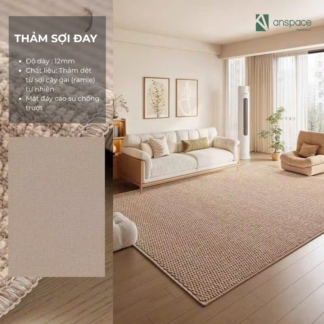 Thảm sợi đay – Be tự nhiên